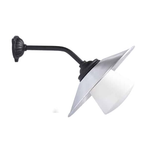 Stationslampe rett 45° 44 cm dyp