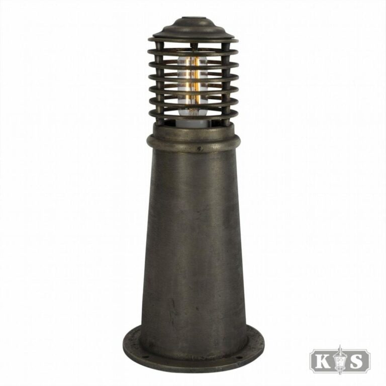 Skipslampe havn 2 antikk messing