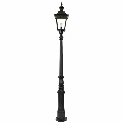Stolpelampe i støpejern Herrgården H:305cm
