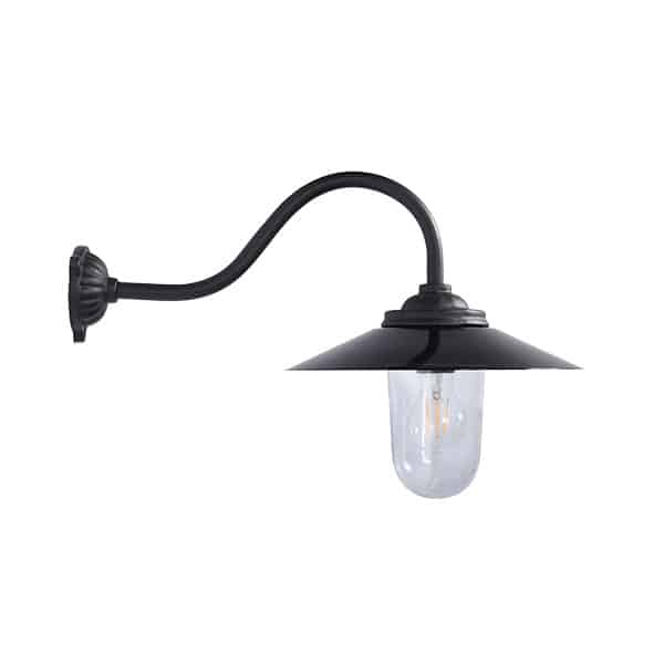 Staldlykt i støpejern 90°/49 cm dyp