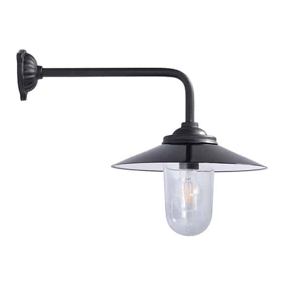 Staldlykt i støpejern 90°/47 cm dyp