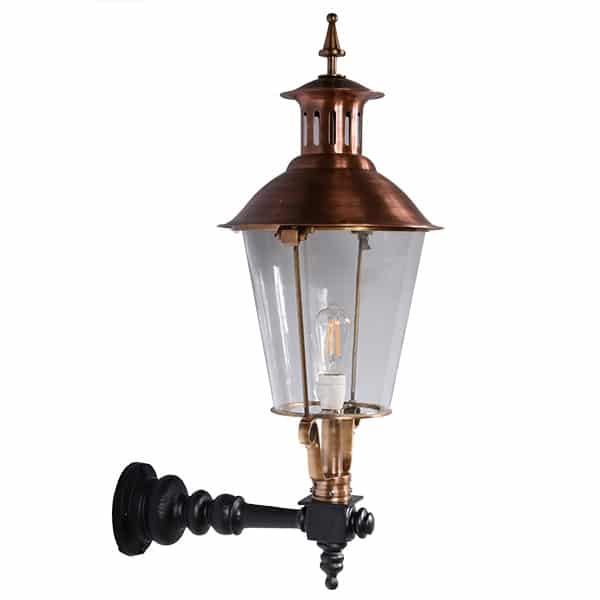 Vegglampe støpejern konisk H:93cm