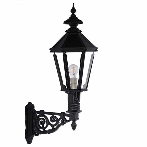 Vegglampe støpejern 6k H:82cm