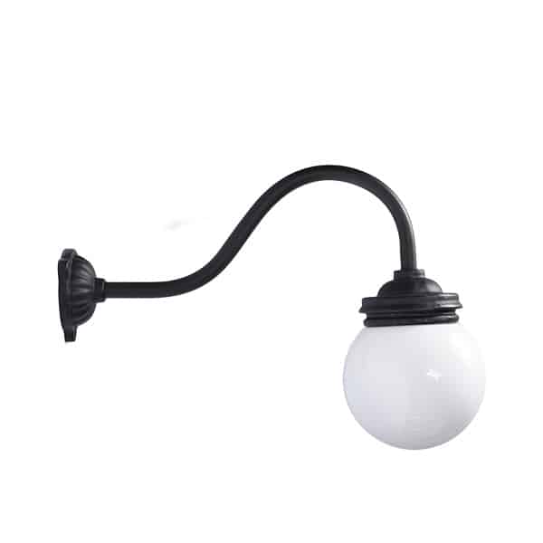 Gårdslykt i støpejern 90/43 cm dyp