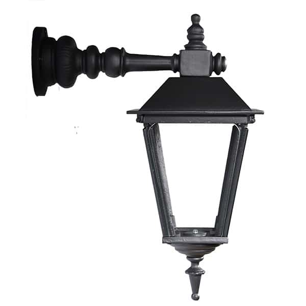 Vegglampe støpejern hengende 4k H:67cm