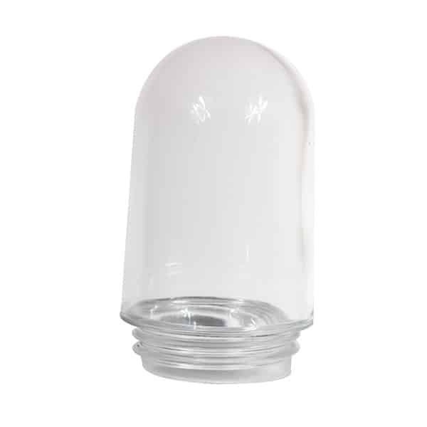 Stabil lampe i glass H:14,5 cm