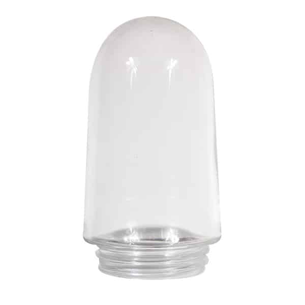 Stabil lampe i glass H:18cm