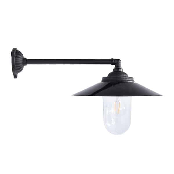 Staldlykt i støpejern 90°/47 cm dyp