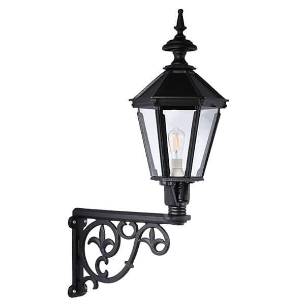 Vegglampe støpejern 6k H:110cm