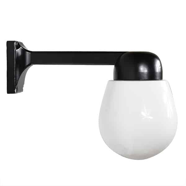 Funkis lampe rett pæreglass