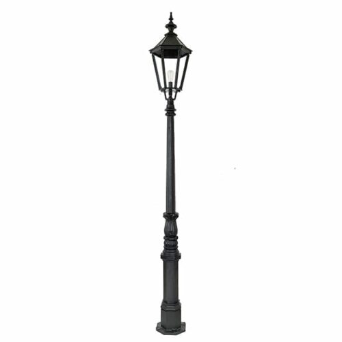 Lyktestolpe i støpejern Hagaparken 310cm