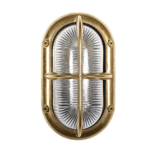 Palma de Mallorca klart glass messing