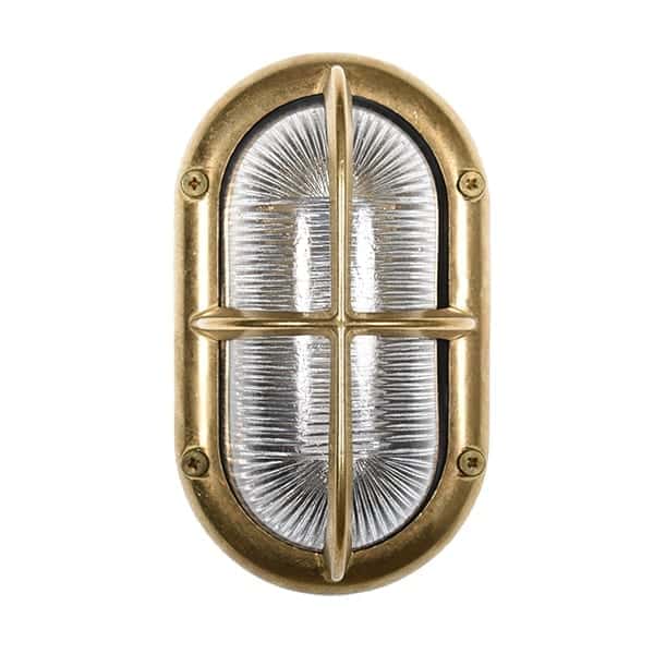 Palma de Mallorca klart glass messing