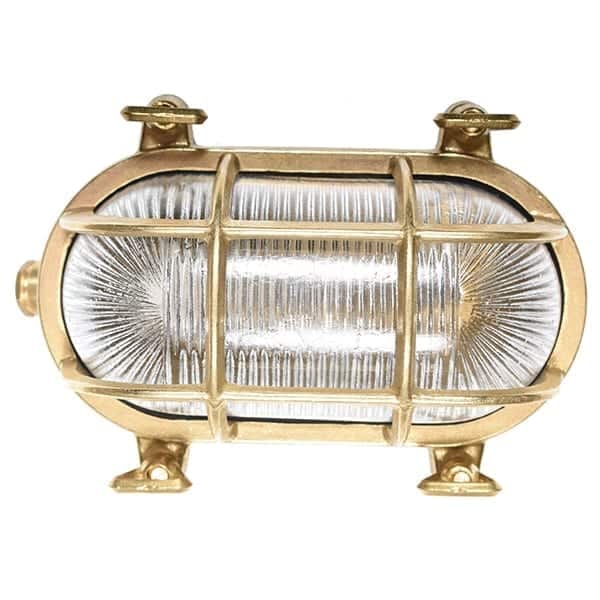 Palma Nova klart glass messing