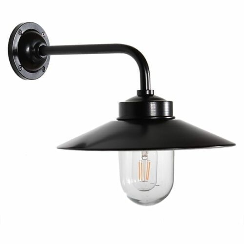 Staldlampe Ingarö lige 90 sort