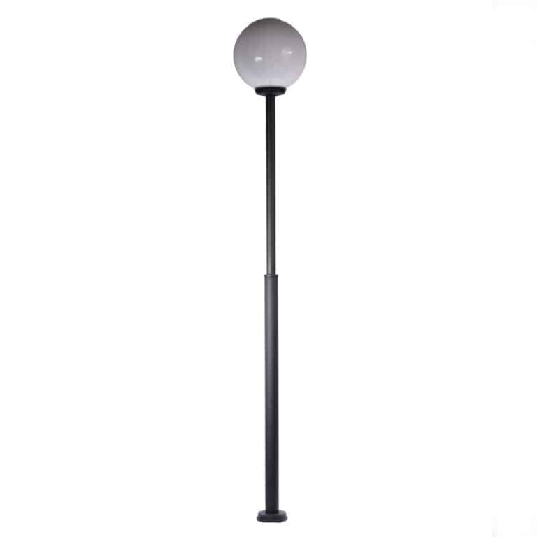 Funkisstolpe med globus H:280cm