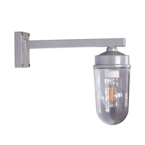 Funkis lampe rett stallampe glass